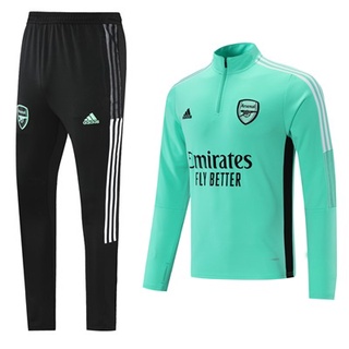 2020/2021 Arsenal hombres adultos fútbol chándal verde entrenamiento traje chaqueta pantalones jogging entrenamiento desgaste de alta calidad A+++