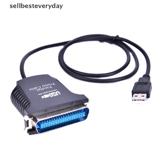 [sellbesteveryday] Nuevo USB a DB36 hembra puerto paralelo impresora convertidor Cable 80 cm caliente