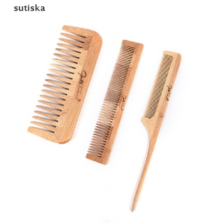 sutiska 1 pieza de madera masaje peine peine cuero cabelludo cuidado de la salud cepillo cl