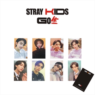 8 unids/set STRAY KIDS GO álbum LOMO tarjeta HYUNJIN CHAN Photocards