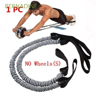 bernadine cuerdas de rueda de látex estiramiento de la rueda de tracción de la cuerda de tracción accesorios de la rueda de fitness ejercicio duradero abdominal construcción de cuerpo estiramiento