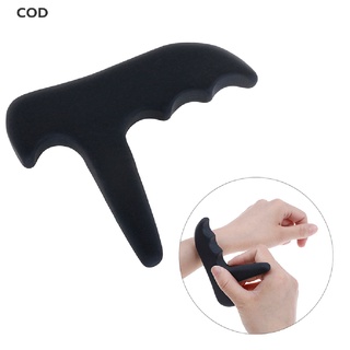 [cod] aguja de piedra natural reflexología masaje corporal acupoint stick herramienta negro caliente