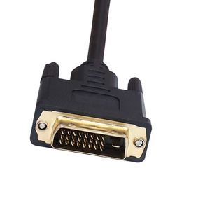 DVI-D Male 24+1 Pin To HDMI-compatible Female 19-PinTV Durable Converter
