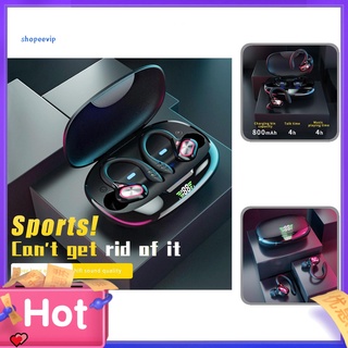 Audífonos spvpz/audífonos inalámbricos Bluetooth con luz baja y huella dactilar táctil Para deportes