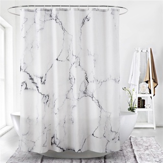 Pattern Waterproof Polyester Fabric Bathroom Bath Shower Curtain
