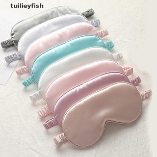 Tuilieyfish-Funda De Ojos De Seda Pura De Doble Cara Para Dormir , Diseño , Salud , Sueño , Sombreado CL