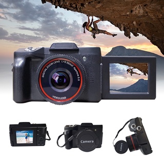 cámara de vídeo digital full hd 1080p 16mp grabadora con lente de gran angular para youtube vlogging
