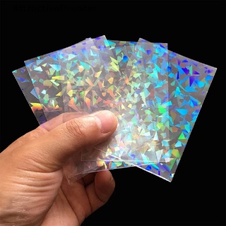 [afs] 100 fundas de tarjeta láser intermitentes para ygo ultra super card protector película: atractivefinestar