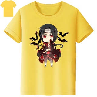 Naruto de dibujos animados de impresión de los niños de la moda de manga corta camisetas ropa niños niñas verano Casual de manga corta camiseta ropa camisetas (6)