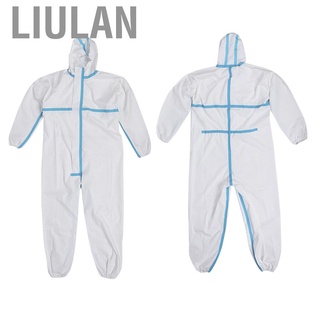 Liulan Reusable Quarantine Protective Clothing Safety Coverall Suit with Shoe Cover
