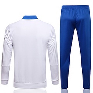 2021/22 Boca Youth long zipper white training uniform (2)