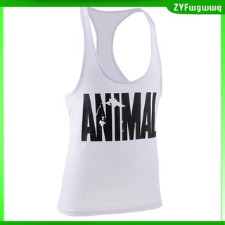 Camisa Sin Mangas Para Hombre/Camiseta Deportiva De Animales/Gimnasio De Tirantes (1)