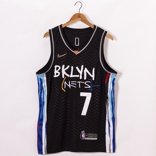 2020-21 nueva temporada NBA hombres Brooklyn Nets 7 Kevin Durant Jersey City negro baloncesto camisetas