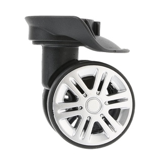 1 par de rodamientos de rodillos dobles rueda trolly maleta ruedas spinner rueda