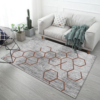 ins moderno antideslizante gran área alfombras decoración alfombra dormitorio mesita de noche alfombra estilo nórdico geométrico patrón piso alfombra