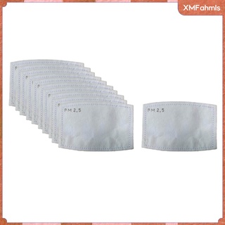 pm2.5 escudo cubierta filtro almohadilla de 5 capas anti-polvo respiración filtro hoja
