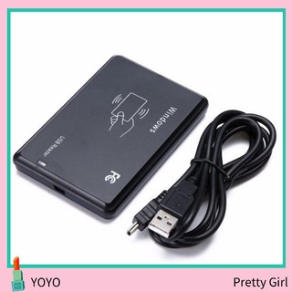 [YO] Ultra delgado 125Khz USB RFID Sensor de proximidad sin contacto lector de tarjetas de identificación inteligente