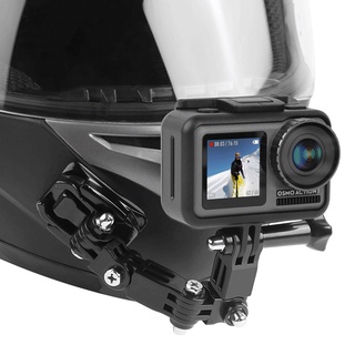 Para OSMO Action Camera casco de barbilla de barbilla soporte giratorio para Montar Cam