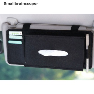 smallbrainssuper universal coche visera de pañuelos caja de pañuelos auto accesorios organizador titular caso de papel sbs (1)
