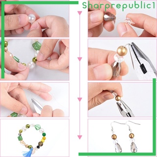 [shpre1] Kit de accesorios para hacer joyas, pinzas, 1526 piezas para arte de uñas