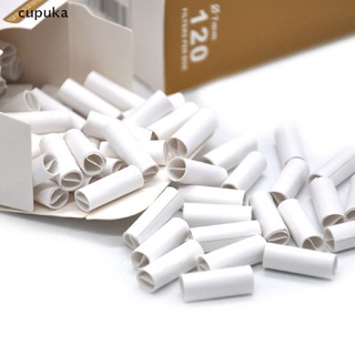 cupuka 120 unids/caja pre laminado natural sin refinar filtro de cigarrillos rodante puntas de papel 7 mm cl