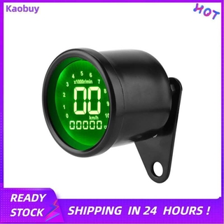 Kaobuy velocímetro Digital LCD Universal para motocicleta tacómetro medidor de aleación