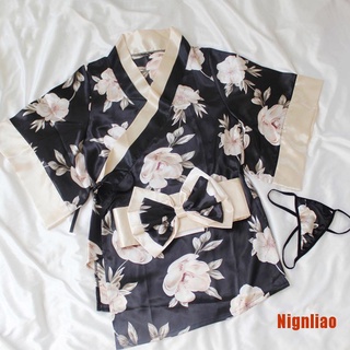 NINL Kimono japonés Sexy Cosplay traje para mujeres estilo túnica disfraces pijamas