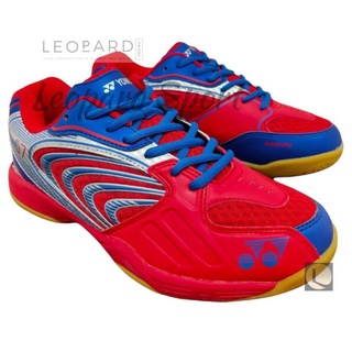 Yonex All England bádminton zapatos 07 rojo/azul marino/zapatos de bádminton