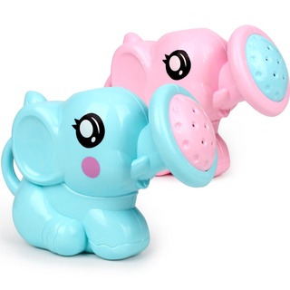 Juguetes de baño de natación pequeño elefante riego olla para niños niños bebé ducha (3)