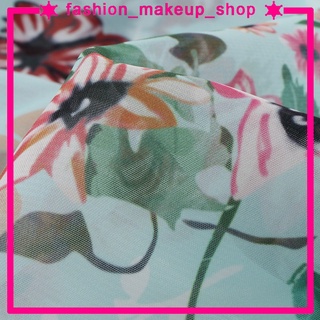 [maquillaje] Blusa De gasa suave con estampado Floral para mujer Kimono M-XL