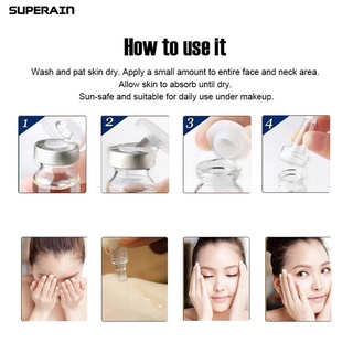 superain 15ml esencia facial fácil de usar iluminar la piel super hidratante efecto arándano hidratante suero líquido para mujer (7)