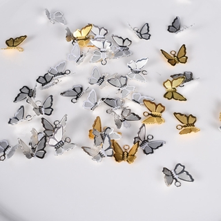 Charms 30 Unids/Lote De Cobre Mariposa Colgante Encantos Para Collar Pulsera Pendientes Joyería Accesorios (1)
