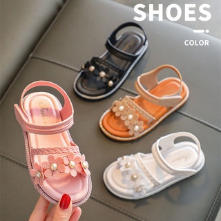 Sandalias de verano para niñas niños-Size22-35**verano niños niñas princesa sandalias bebé moda sandalias Casual zapatos de playa Kasut budak (goma suave) (2)