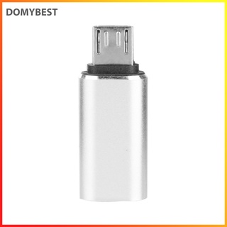 (Domybest) Tipo C USB-C a Micro USB hembra a macho Cable de carga de datos convertidor conector adaptador (6)