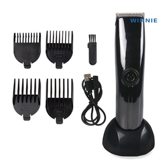 [winnie] cortapelos eléctrico recargable usb de bajo ruido para el hogar, herramienta de corte de pelo