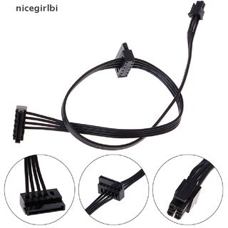 [I] 1Pc 45CM mini 4 Pin to 2 Sata SSD power supply cable for lenovo M410 M610 M415 [HOT]