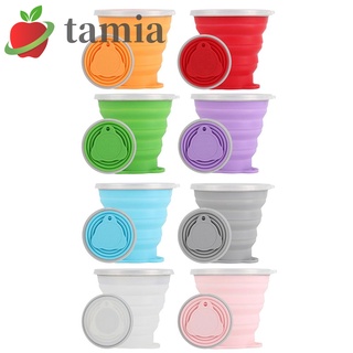 tamia - taza de silicona plegable (270 ml, retráctil, ultrafina)