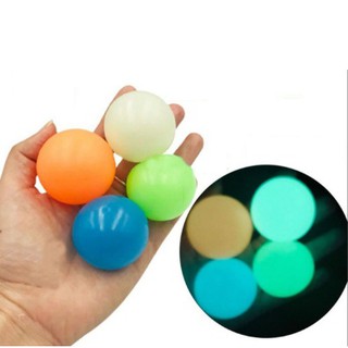 Bola de liberación de estrés brillante pelota pegajosa juguete divertido para niños, adolescentes y adultos, alivio del estrés para tdah