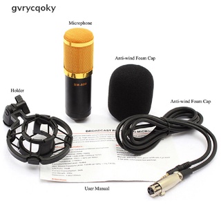 [gvry] bm800 micrófono de condensador dinámico estudio de sonido ktv grabación de canto