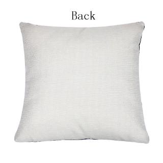 Funda de almohada decorativa de lino de algodón, diseño geométrico, color negro, blanco, hogar, sofá, cama, Funda de almohada, Funda de Cojin 40198 (2)