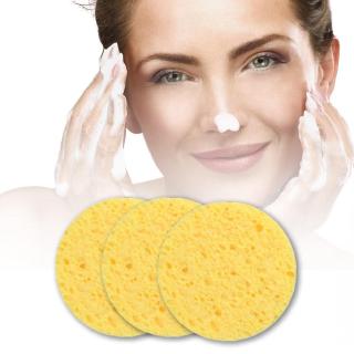 esponja de pulpa de madera natural de celulosa compresa cosmética puff esponja facial cuidado facial limpieza maquillaje removedor herramientas