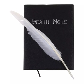 feher papel jugando death note cuaderno coleccionable diario death note pad escuela anime cuero dibujos animados diario para regalo pluma pluma/multicolor (9)