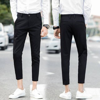 Coreano Slim nueve pantalones masculinos pies Casual pantalones niños pantalones
