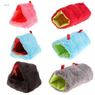 Good Hamster Nest Sleeping Bed Hanging Cage Fleece Waterproof Warm Winter Hammock Swing Toys Multi-functional For Small Pets Squirrel Chinchilla Rabbit Guinea Pig Products