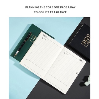 gonyacious nuevo cuaderno calendario de oficina agenda libro 365 días 2022 creatividad agenda de negocios planificador/multicolor (8)