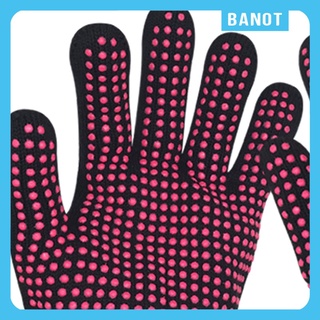 [banot] 2 pzs guantes De Dedo resistentes al Calor duradero cómodos herramientas De silicón Para planchar cabello rizador