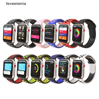 [Loveoionia] For Apple Watch Series 6 SE 5 4 3 44/42/40/38 MM SILICONE Sport Strap Soft Band DFGF