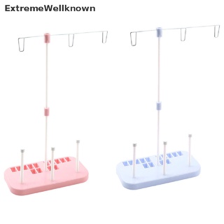[ExtremeWellknown] Soporte de 3 carretes para máquina de coser, organizador de hilo de coser