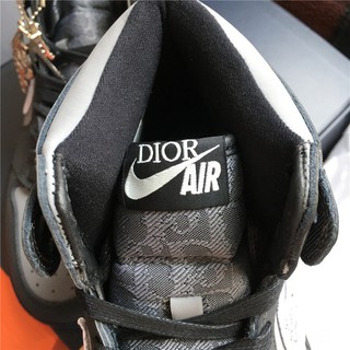 Dior Nike Jordan AJ1/zapatos de baloncesto Nike/zapatos negros de pareja (9)