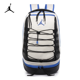 Nike100 % Original Air Jordan Mochila De Los Hombres De Gran Capacidad Deportes Fitness Viaje Baloncesto Mujeres XQMw